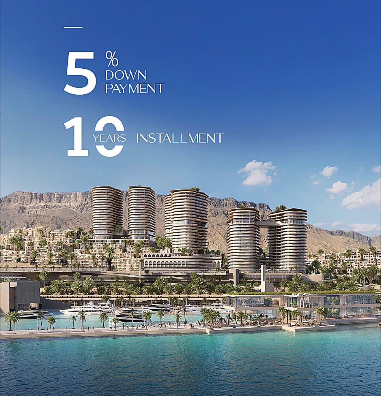 نظام السداد - 5% مقدم و 10 سنوات تقسيط